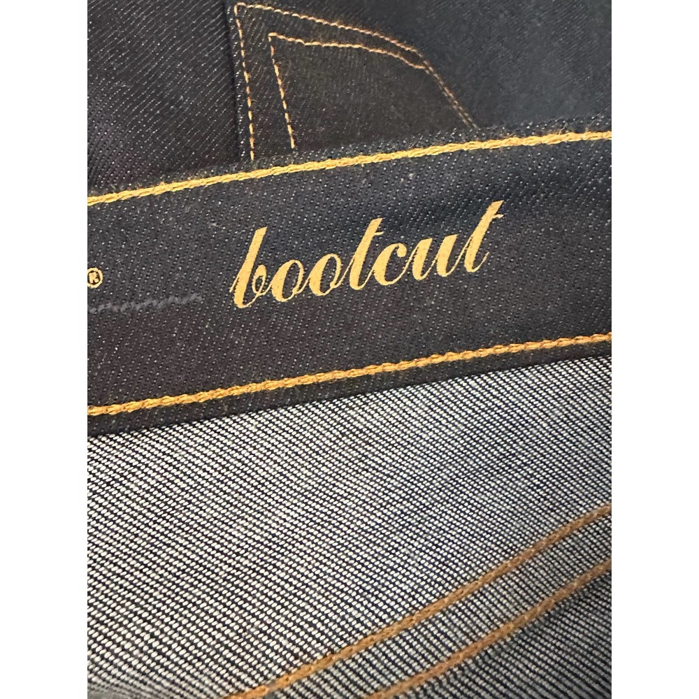 7 for all mankind blue dark wash bootcut women jeans size 28 - Picture 9 of 10